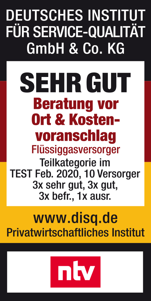 N-TV - SehrGut - Beratung vor Ort - Kostenvoranschlag - Flüssiggasversorger 2020